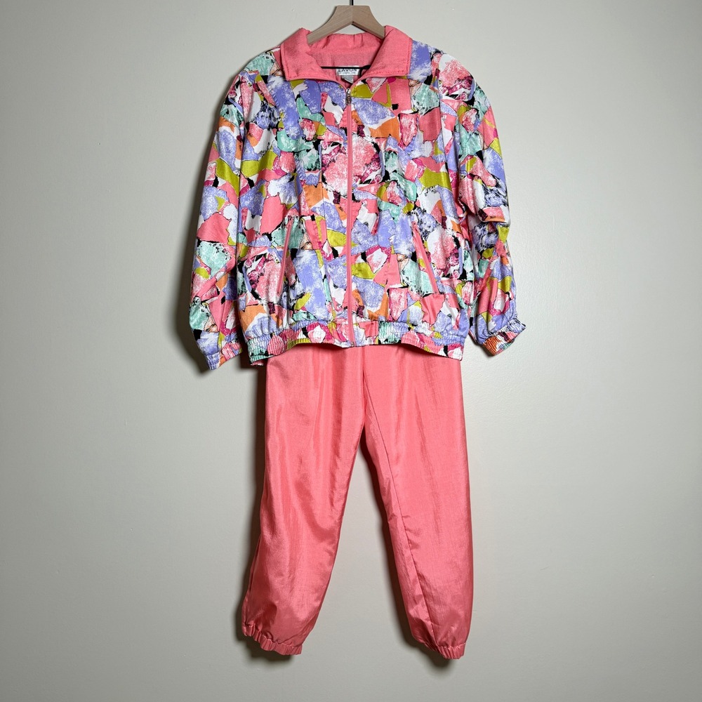 Coral Pink Women's Two-Piece Jumpsuit Set